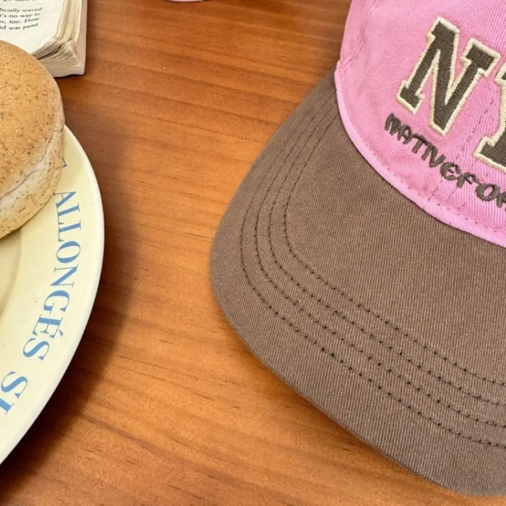 

Хлопковая спортивная бейсболка с буквами в стиле пэчворк, винтажная кепка с утиным языком, мягкая удобная уличная бейсболка с буквами, летняя кепка