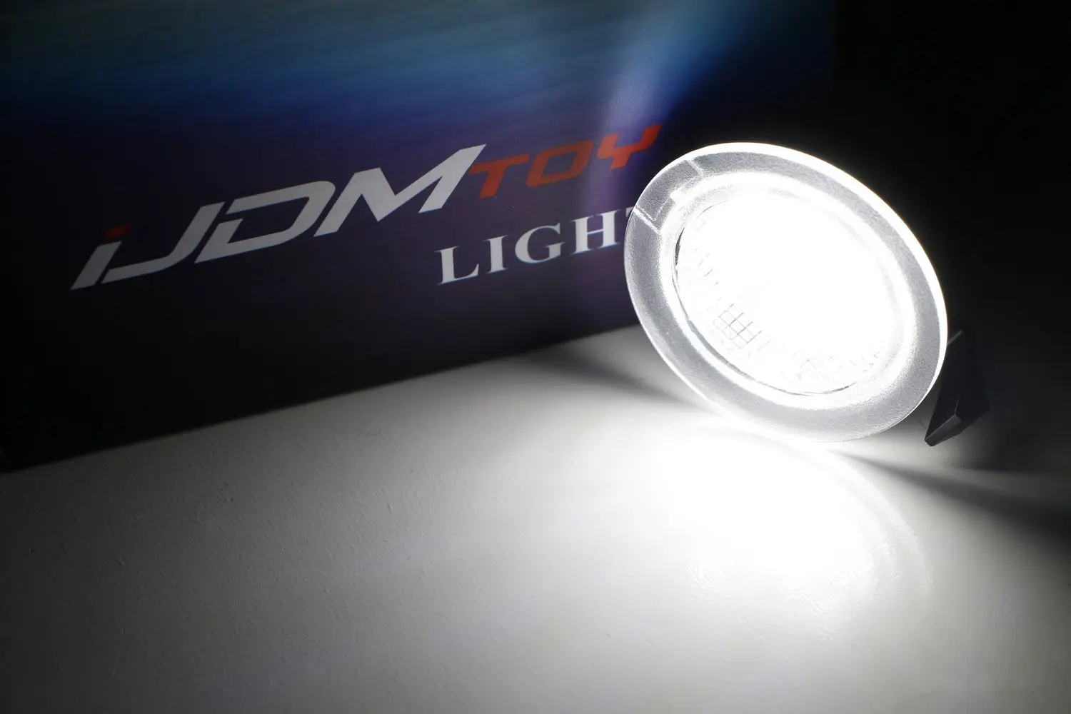 2pc weiße LED unter Seitens piegel Pfützen lichter kompatibel für Ford F150 Mondeo MK5 Edge Fusion Explorer Flex Taurus Mustang Licht – Detail 11