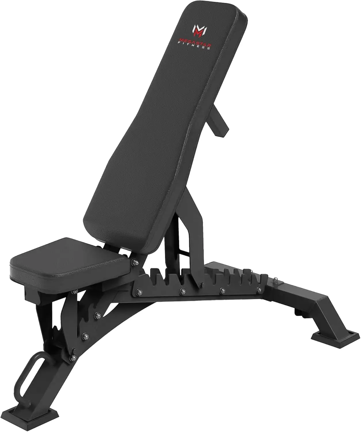 Banco de pesas ajustable Banco de entrenamiento de alta resistencia para gimnasio en casa y garaje Respaldo multiposición y entrenamiento de fuerza de asiento Benc