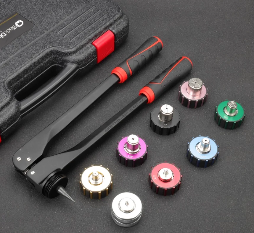 

Расширитель трубки с черным ромбовидным рычагом, холодильный инструмент в форме чашки 13800, расширитель медной трубки кондиционера