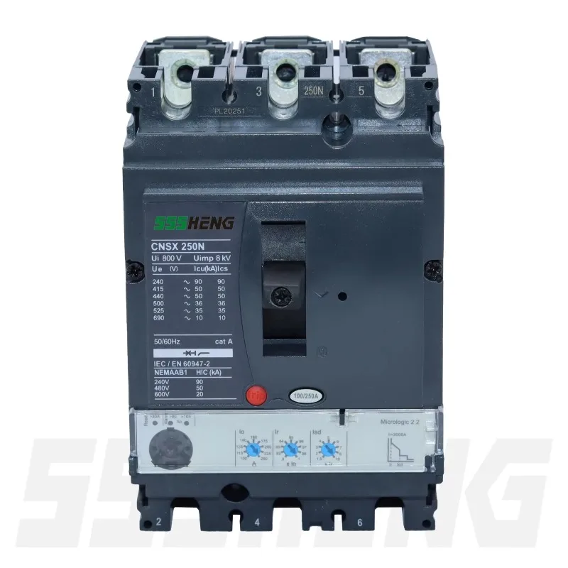 NSX160 MCCB NSX160H 3P 160A 70kA Circuit Breakers NSX160N NSX160F
