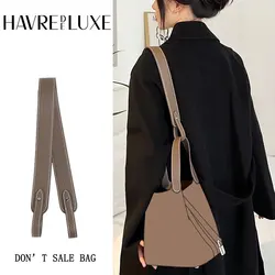 HAVREDELUXE Bag Strap For HERMES Picotin Bag  Shoulder Leather Strap Cowhide Togo Lychee Pattern Diagonal Shoulder Bag Strap