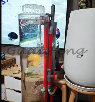 Diamond-free aquarium siphon bottle fish waste separation, blow overflow filter pipe fittings call recycling