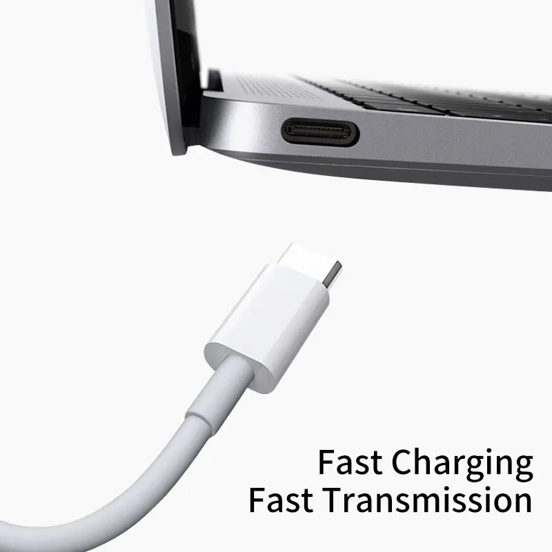 LOERSS-Câble USB Type-C à Charge Rapide pour Xiaomi, Samsung, Huawei, Macbook, Ligne de Données, 5A, PD, 20W, 80W, 100W