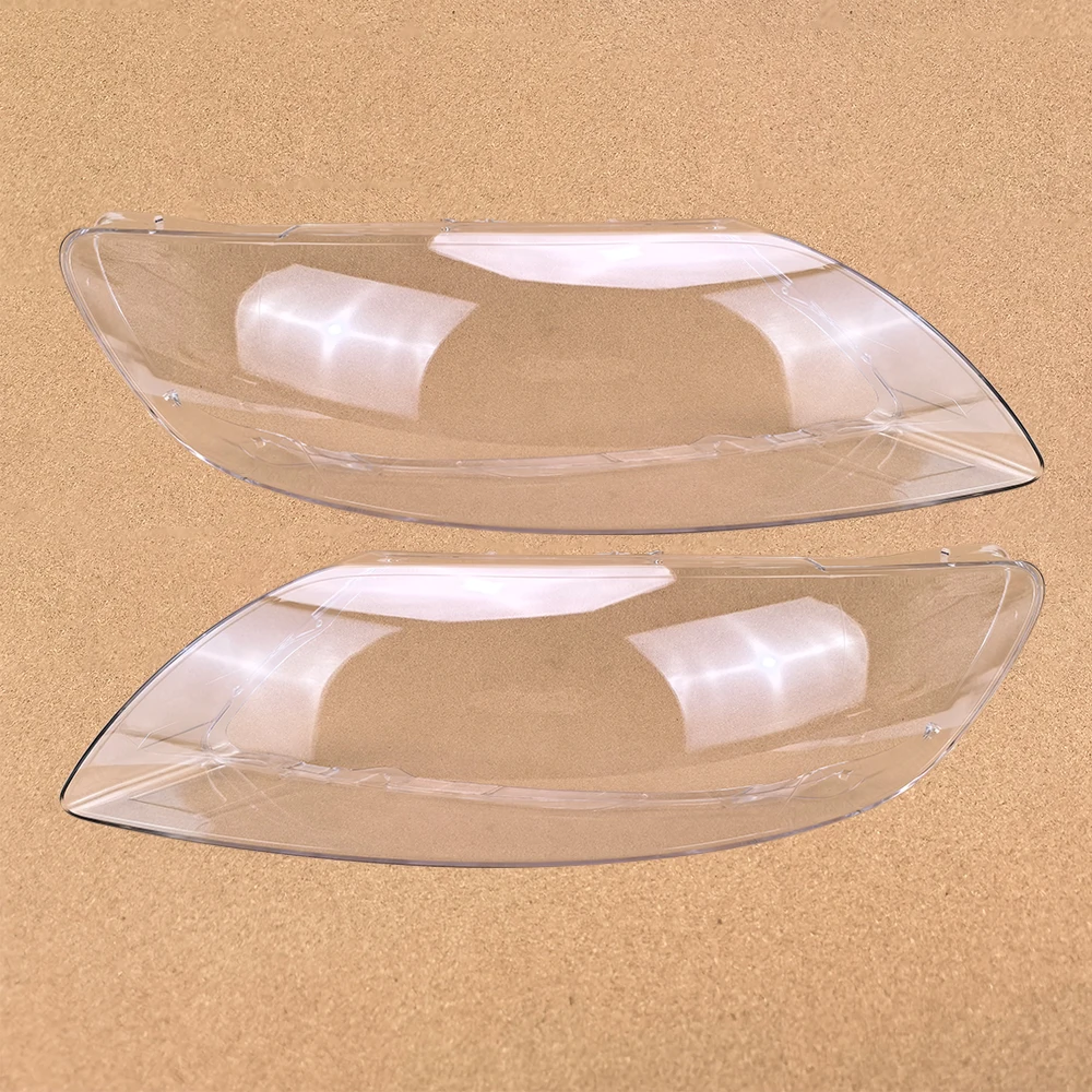 Auto Headlamp Lampshade Housing With 2Pcs Rubber Strips Fit For Audi Q7 2006 To 2015 OEM 4L0941029 4L0941030 Lamp Shell Parts