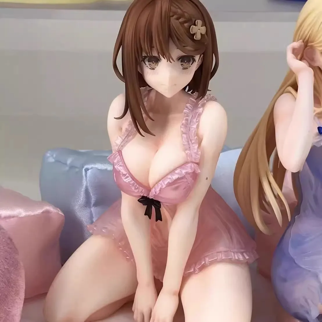 Figura de Acción Hecha a Mano de Lisa de Alchemy Workshop, 15 cm, Linda y Hermosa Chica Anime en Pijamas, Decoración para Escritorio, Adorno, Regalo