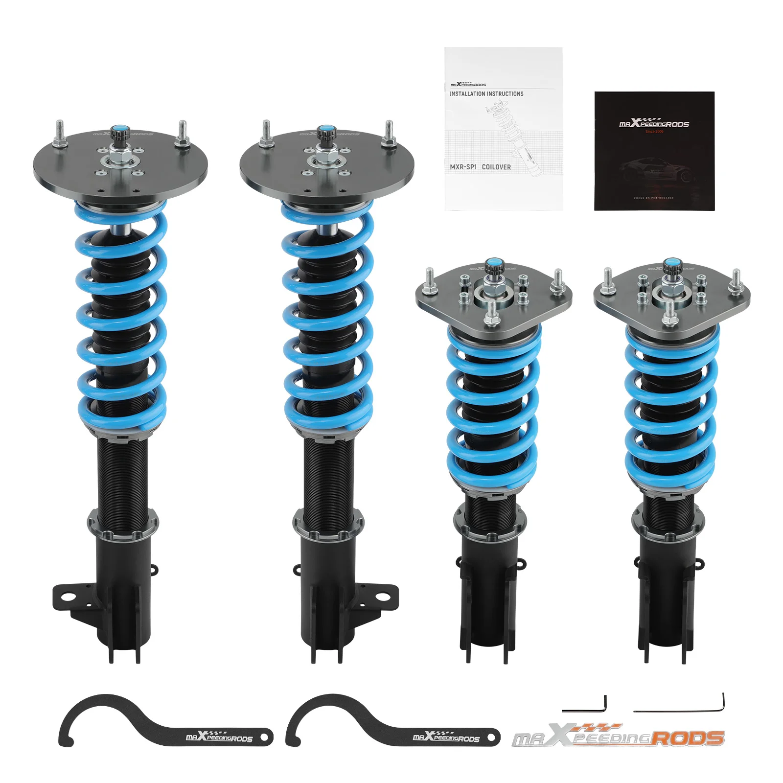 MaXpeedingrods Coilovers 24 Way Dampening Shocks for Dodge Neon SRT-4 Chrysler Neon 2000-2005