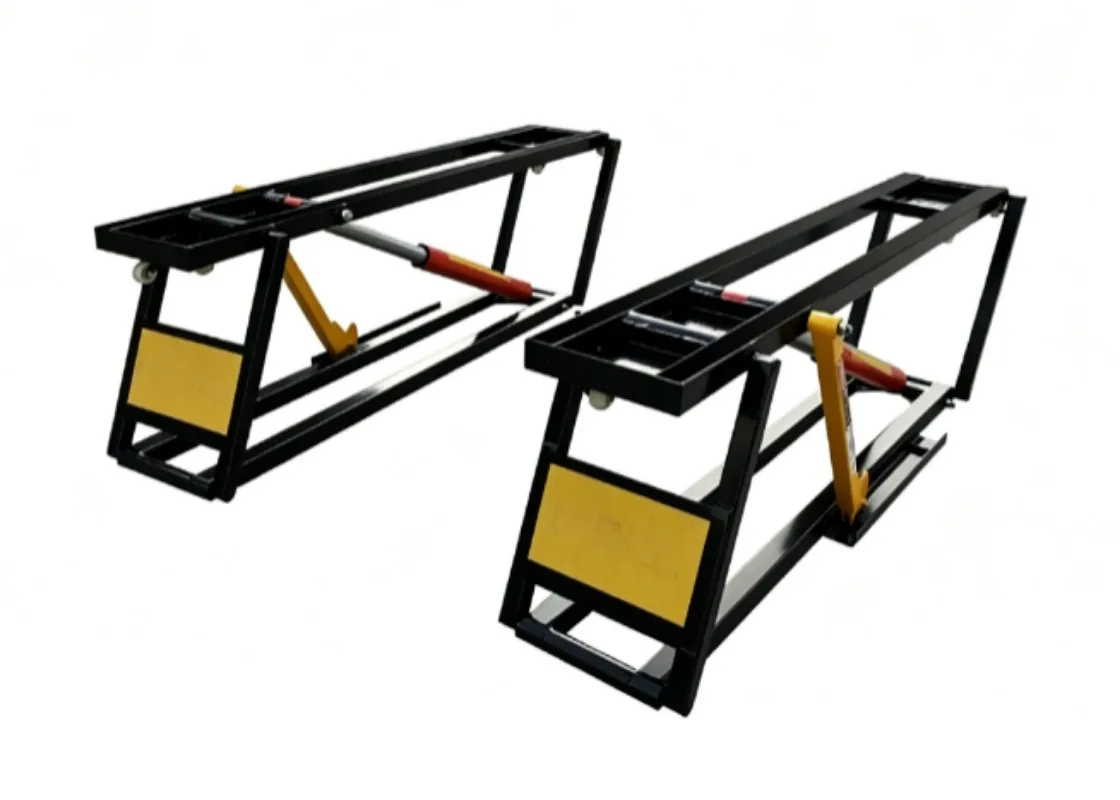Portable Scissor Car Lift Platform, Mobile Lifting Equipment For Vehicle Maintenance Service