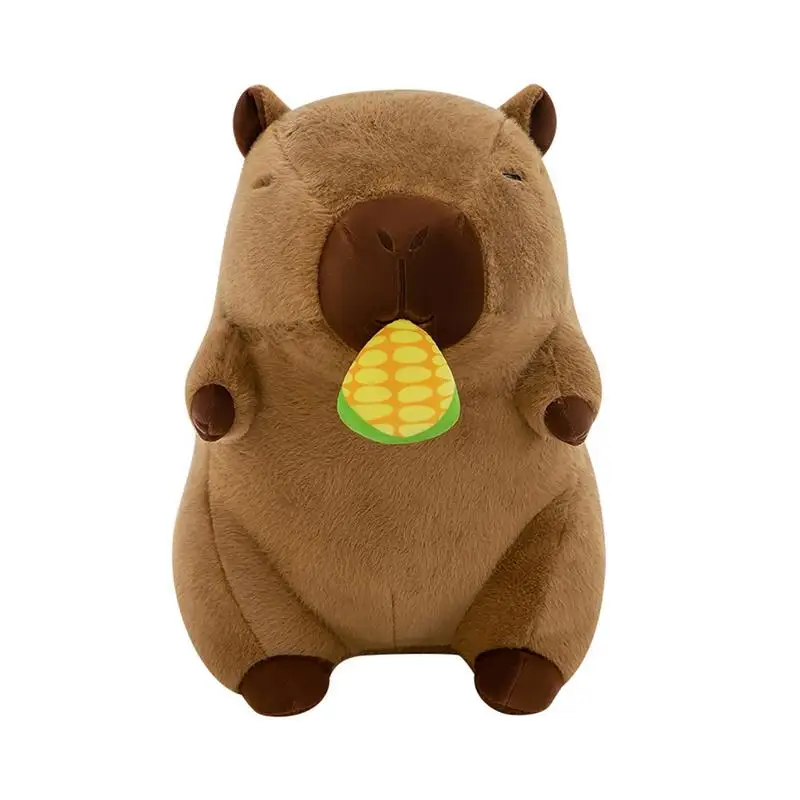 Cute Capybara Plush Toy Capybara Plush Doll Home Sofa Decoration Fruit Design Soft Animal Pillow For Children's Sleep Companion