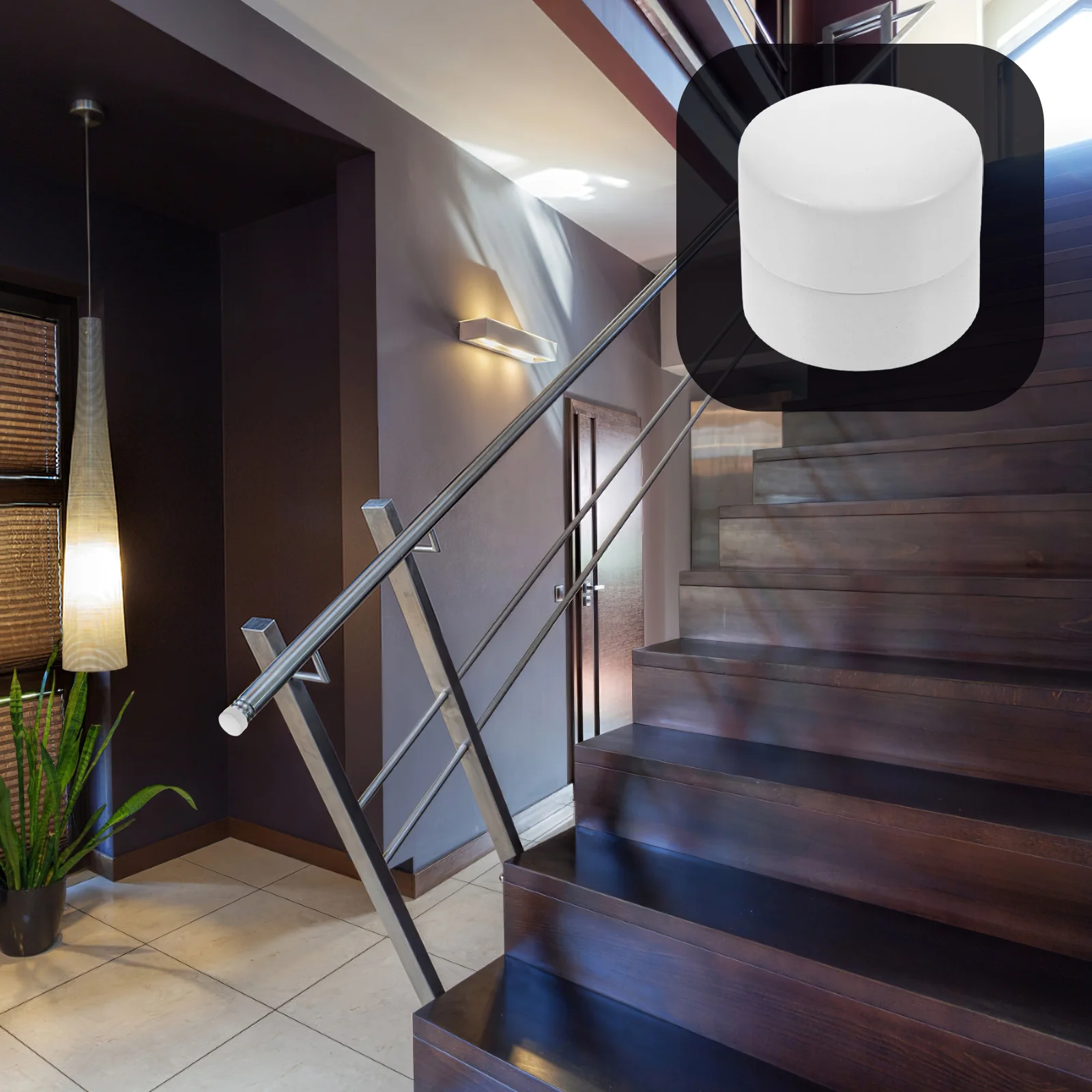 2 Stuks Rvs Leuning Eindkappen Voor Trappen Leuning Afdichting Cap Ronde Leuning Eindkappen Rvs Leuning Cove