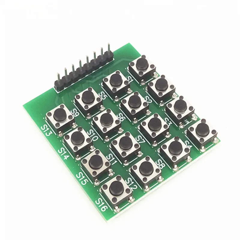 Module de clavier 4x4, clavier matriciel 16 touches, micro-ordinateur à puce unique pour Arduino