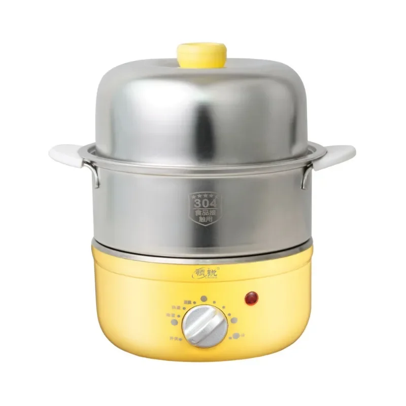 Double layer timing egg steamer, steamed egg breakfast machine
