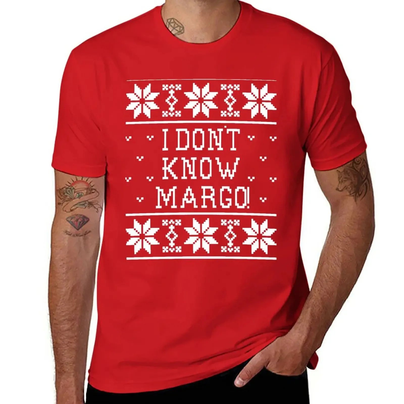 I Don't Know Margo! T-Shirt Short sleeve sweat shirts mens graphic t-shirts