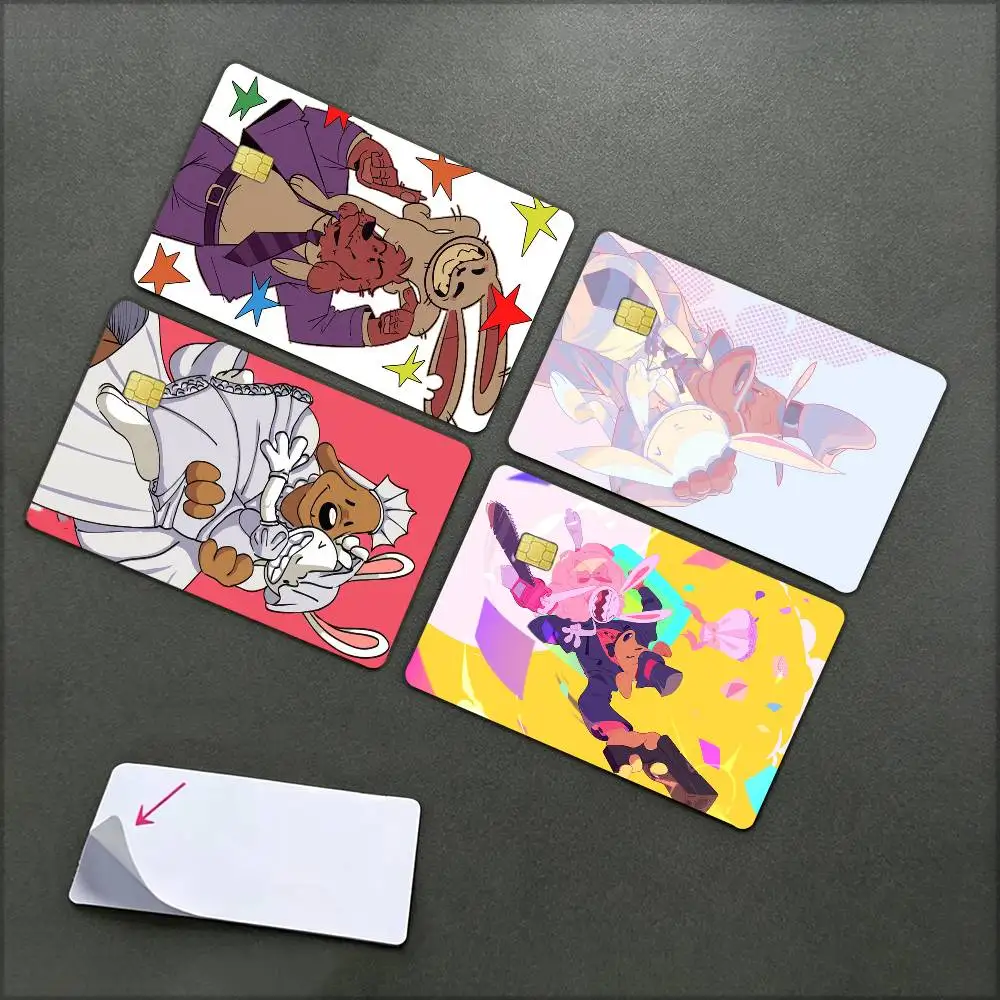 Game cute Bosco Sam Max   Waterproof Film Skin Cover Credit Card Stickers Debit Front Bank Bus Pass