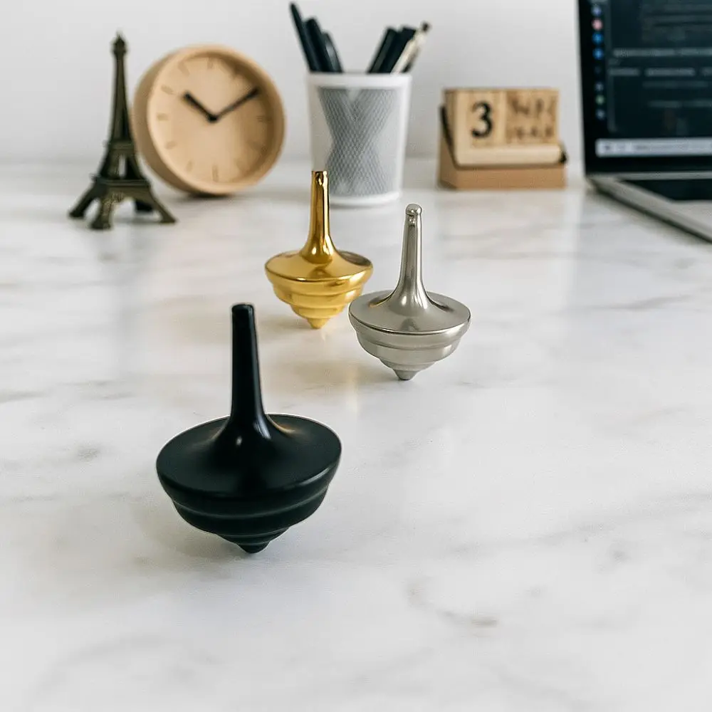 Mini gyroscope en métal, Totem Vintage en alliage de Zinc, Fidget Spinners, équilibre parfait, Spinner de précision Portable, bureau gyroscopique