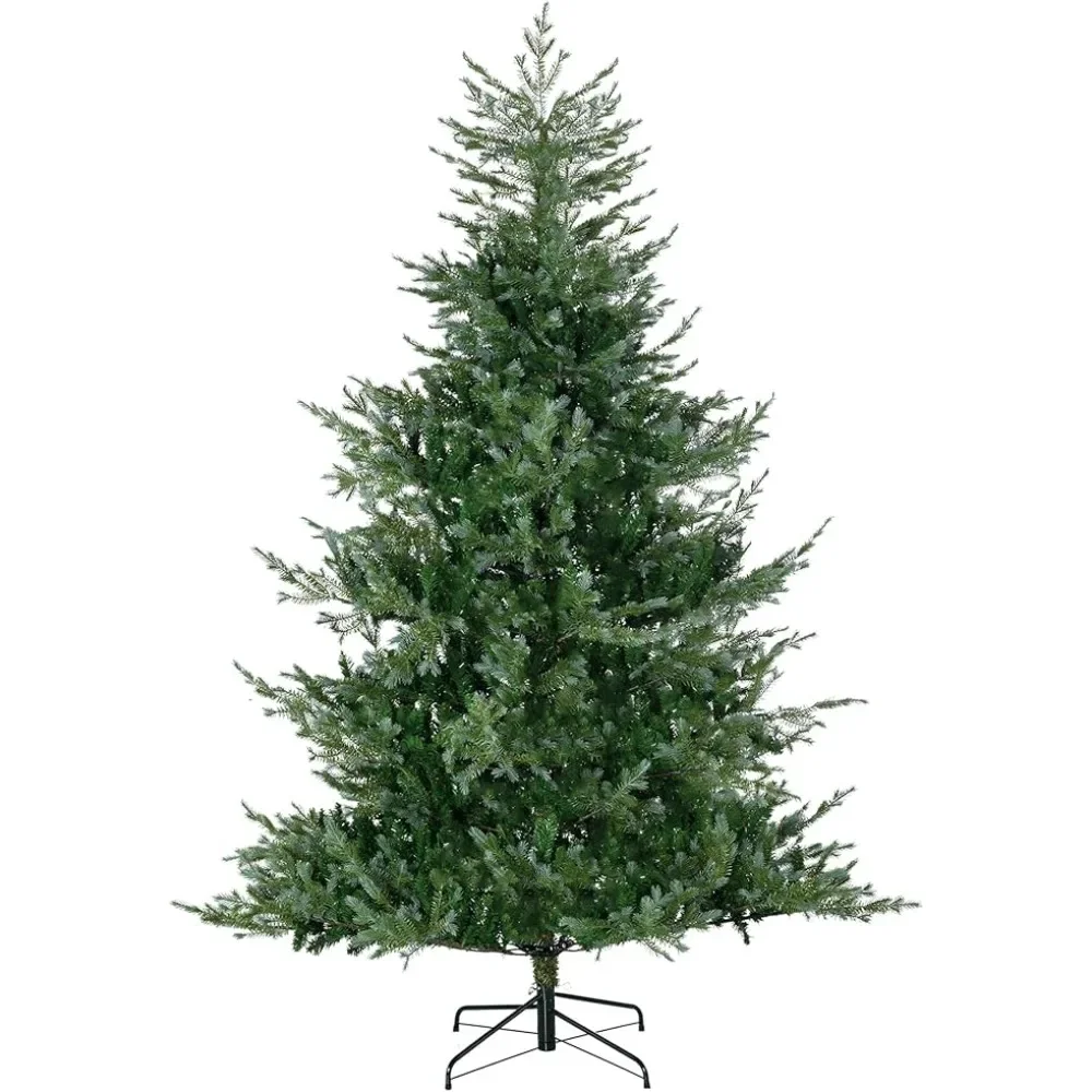 Christmas Tree Artificial, 7.5ft Holiday Xmas Tree, Office, Easy Assembly, Metal Hinges & Foldadble Base,Christmas Trees