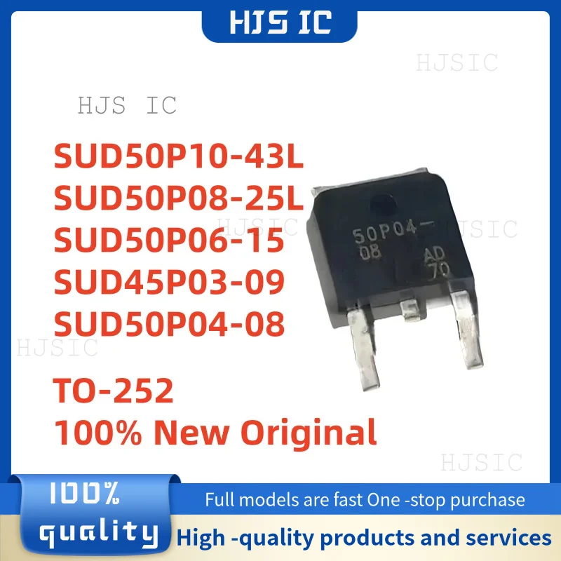 10Pcs Sud50P10-43L …