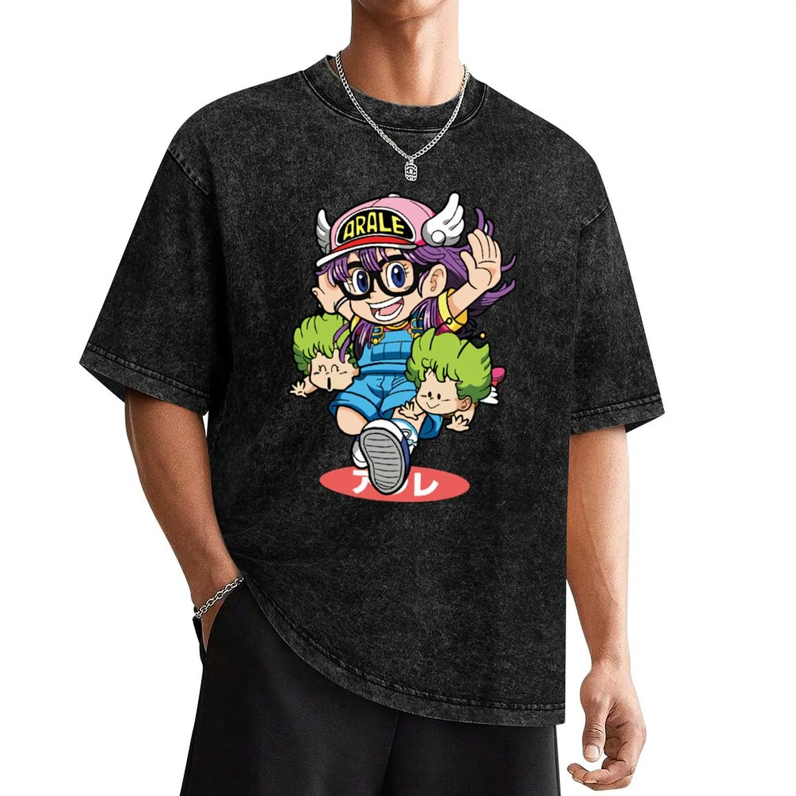 

Arale Norimaki - Dr. Slump T-Shirt graphics Man t-shirt basketball graphic tees tshirts personalised T-shirts for men cotton