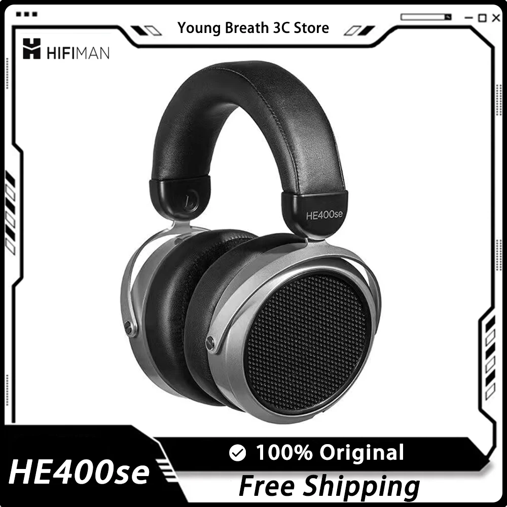 

Hifiman HE400se Headphones Invisible Magnet In Ear Earphones Moving Coil Noise Reduction Sports Gaming Headphones Customized