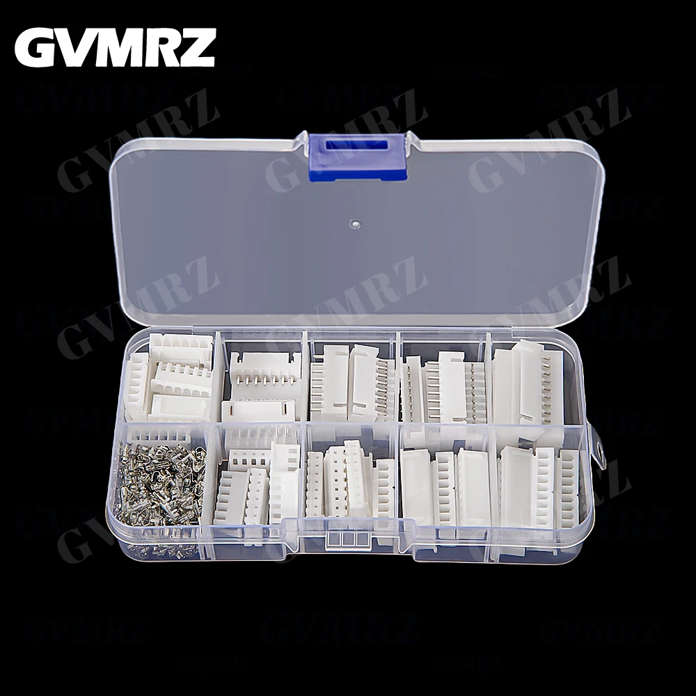 260 قطعة XH2.54 6/7/8/9/10 دبوس محطات البلاستيك قذيفة ذكر أنثى التوصيل المقبس سلك موصل XH 2.54 6P 7P 8P 9P 10P كيت #3