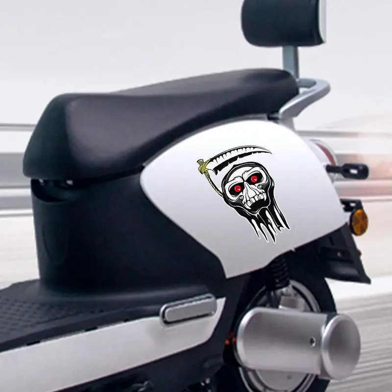 

Spooky Stickers For Car Scary Spooky Skull Stickers Skeleton Car Bumper Sticker Funny Reflective Skull Car Sticker For Car Auto