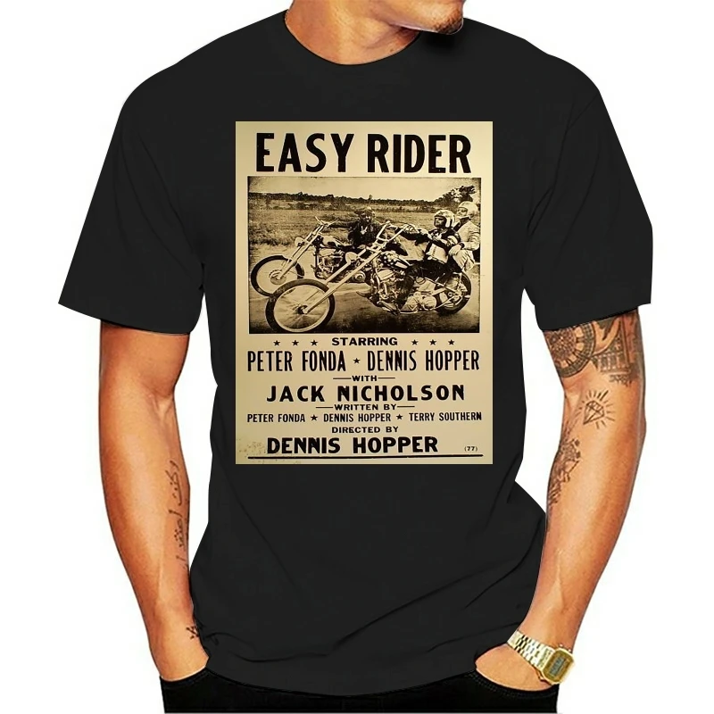 Easy Rider V13 Movie Poster T Shirt All Sizes S To 4Xl Peter Fonda Dennis Hopper