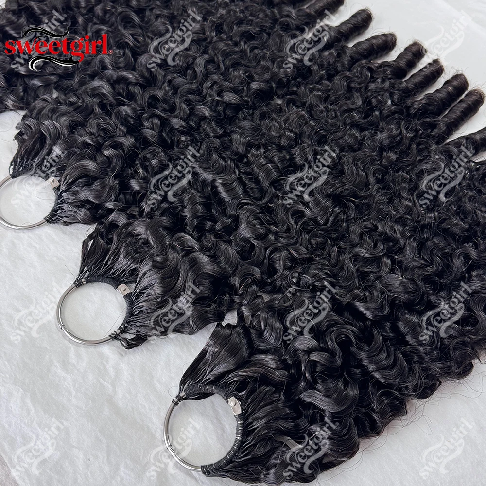

12A Burmese Feather Crochet Hair Human Hair Pre-Separated Crochet Feather Hair 360g Knotless Crochet Raw Feather Human Hair