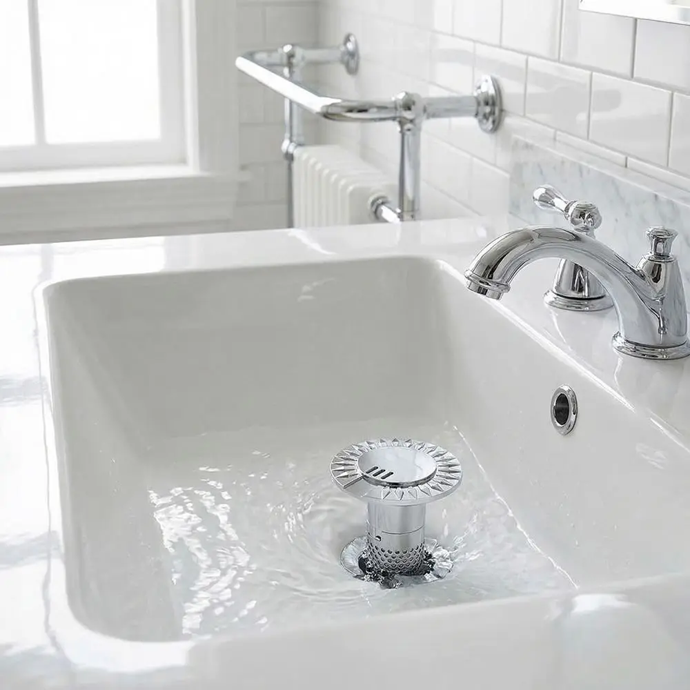 

Фильтр для раковины из нержавеющей стали 304, съемный, встраиваемый, корзина-фильтр для напольного слива, защита от засоров и запахов