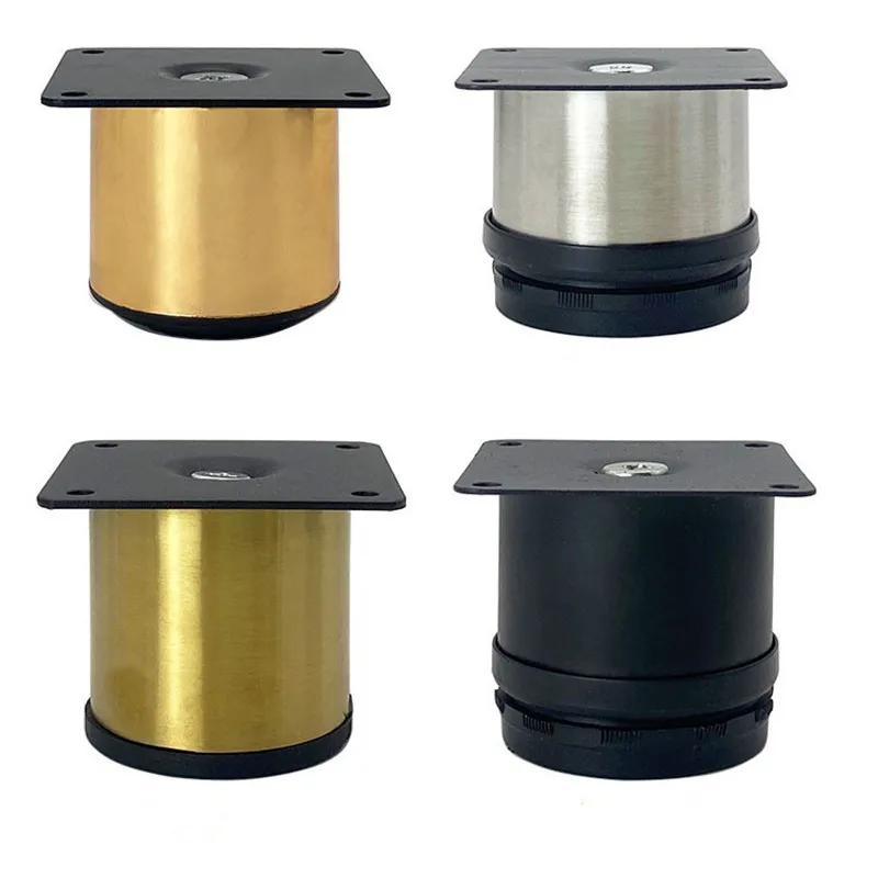 

4Pcs/set Adjustable Cabinet Feet Metal Feet Sofa Legs Support Legs Coffee Table TV Furniture Table Feet With Screws