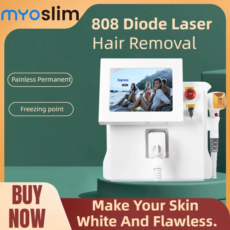 

Professional Diode Hair Removal Machine With CE High Power Alexandrite 808nm 755nm 1064nm 3 Wavelength 4000W