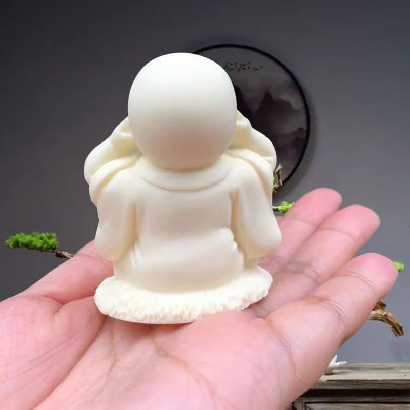 Three Little Monks Characters Statue Don\'t say, Don\'t look, Don\'t listen Art Sculpture Cute Home Room Office Car Decorations