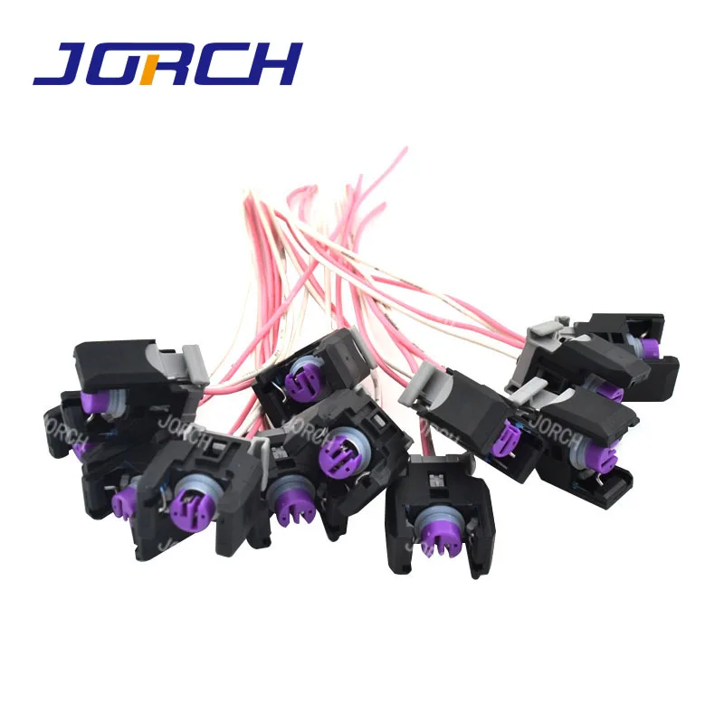 1pcs 2 Pin Sealed auomoive wire harness Fuel Injector Connector plug 13816706 wih 15cm cable For Buick Chevrolet The Great Wall