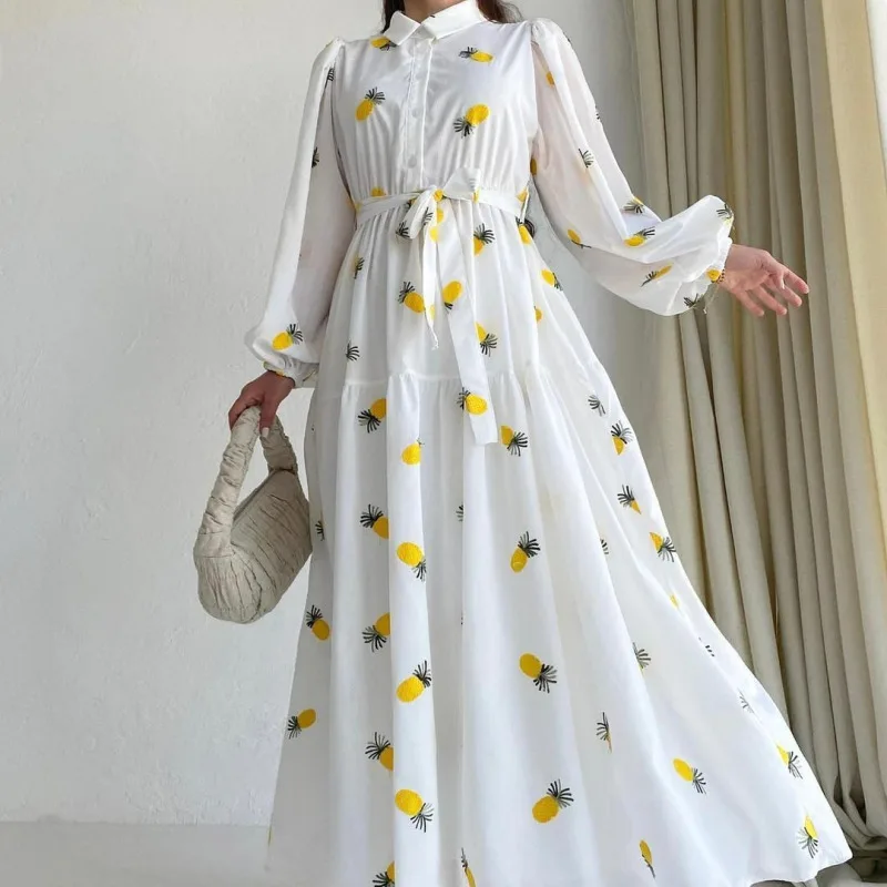 Elegant and Modest Middle EasternInspired Maxi Dress for Curvy Ladies