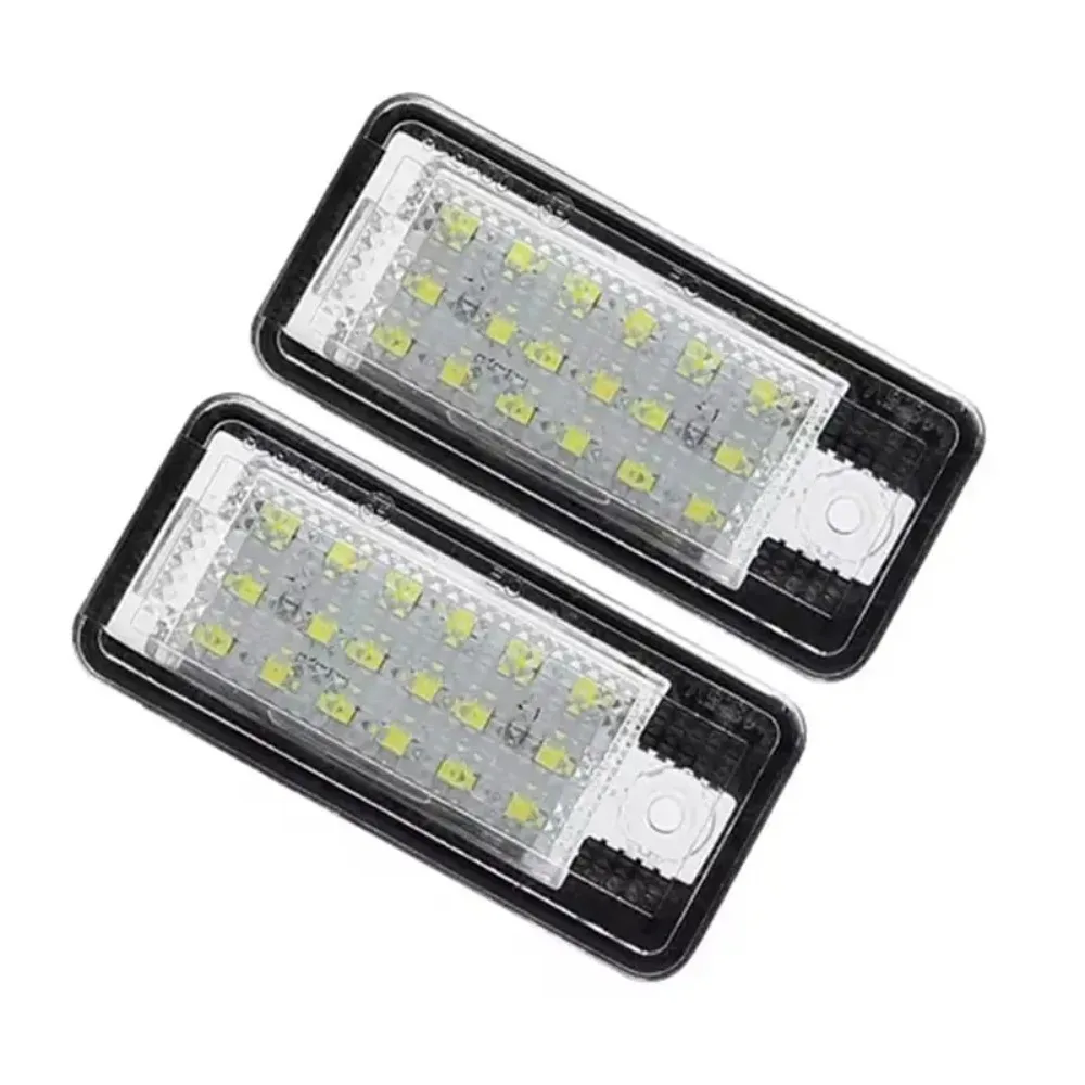

NUEVA Luz de Matrícula para Coche, Luz de Matrícula para A3 A4 S4 RS4 B6 B7 A6 RS6 S6 C6 S5 Q7 A8 S8 Avant Canbus