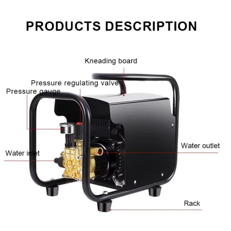 Simple household high-pressure car washing equipment