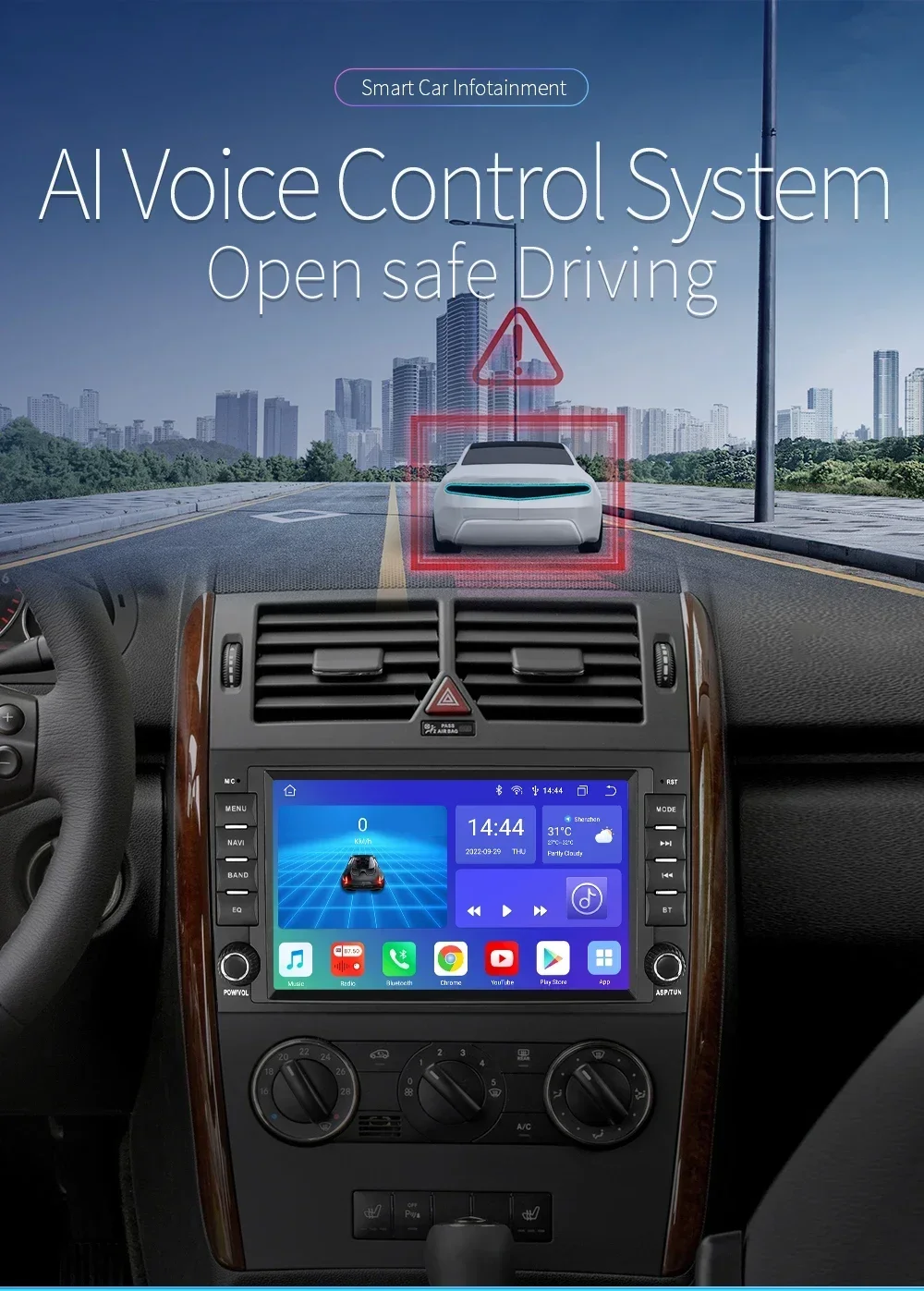 Autoradio 9 Pollici Per Mercedes B200/W169/W245/Vito | Android 15 Con CarPlay Wireless E GPS | 6+128GB Octa-Core