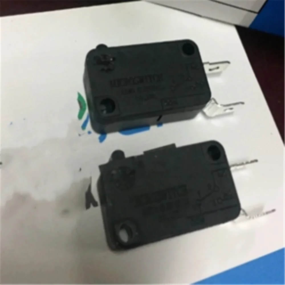 10pcs Micro Switch Electric Rice Cooker Limit Switch Kw7-0E 16A 2 Pin Silver Dot Black2026 Years