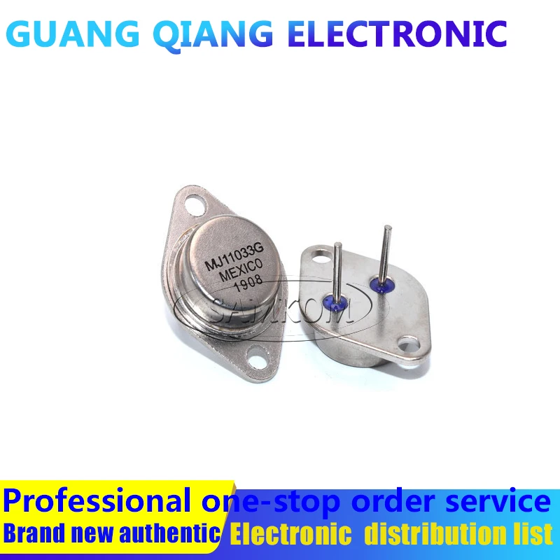 1 piezas MJ11033G TRANS PNP DARL 120V 50A TO204