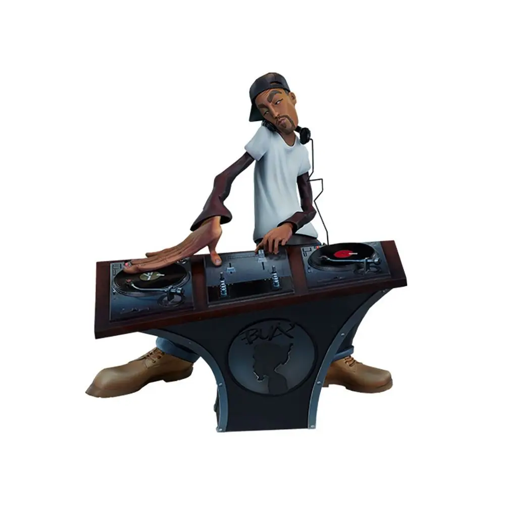 The Elements of HipHop Artist Statue DJ Break Dance Modeling Resin Desktop Statue Home Decoration Classic Rapper Sculpture