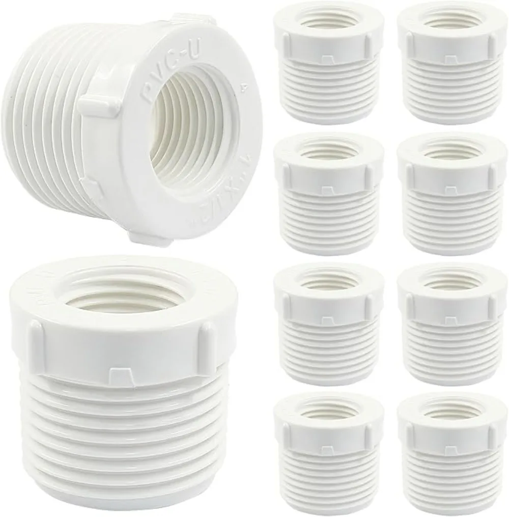 Plastic Threaded Bushing Connector 3/8“ 1/4“ 1/8“1/2