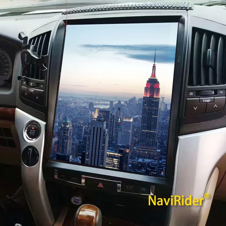 N 15.6 inch Car Radio For Toyota Land Cruiser 200 LC200 2008-2015 GPS Navi Multimedia 4K IPS Touch Screen Android Auto Player