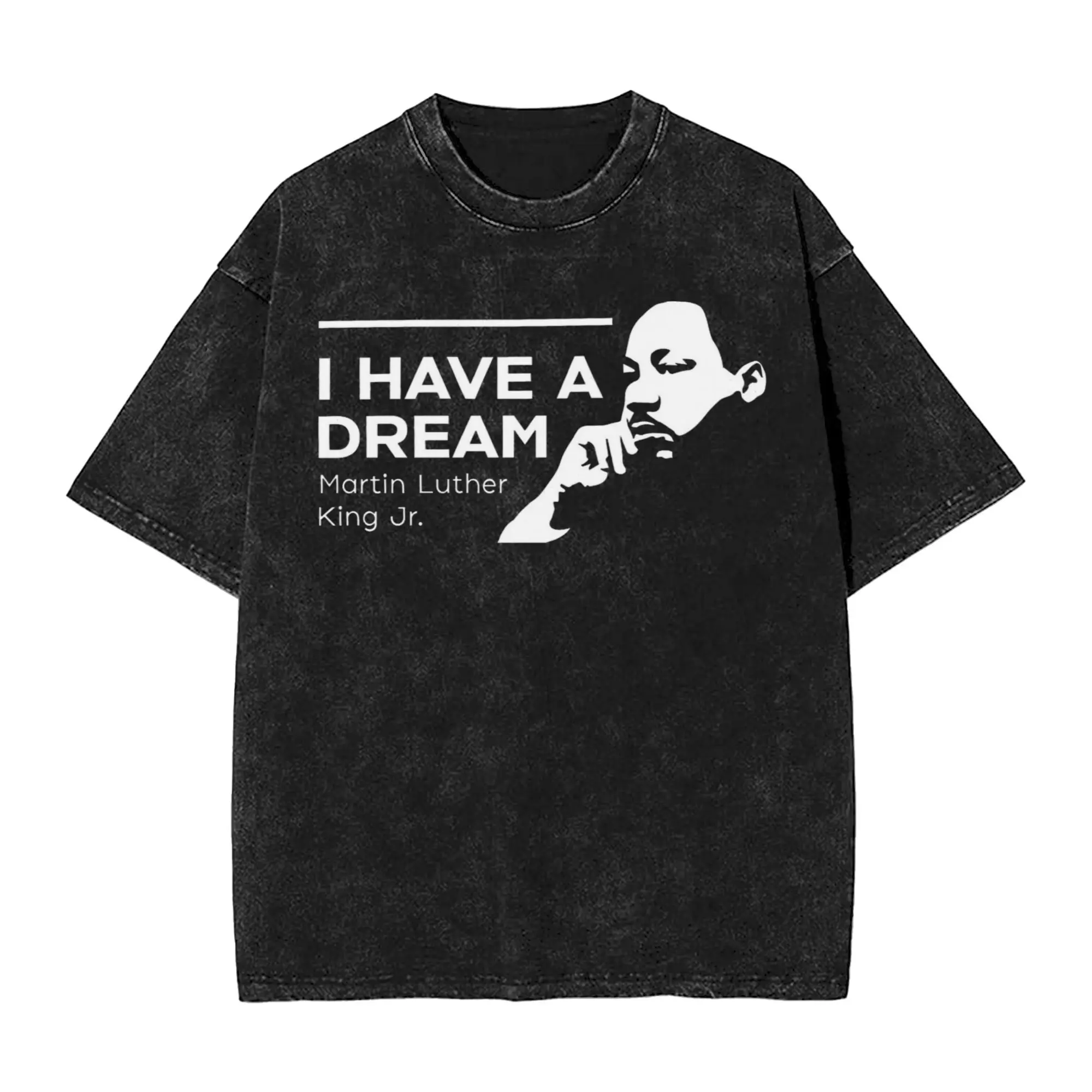 

Футболка Martin Luther King, пляжная футболка «У меня мечта», винтажные футболки, повседневная футболка в стиле хиппи для мужчин, дизайнерские футболки с короткими рукавами