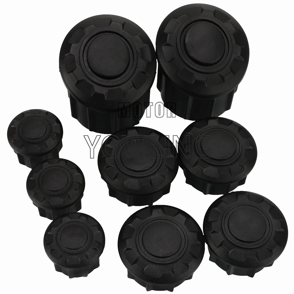 9 PCS Telaio Moto Foro Tappi di Copertura Spina Per BMW R1250 GS LC 2018-2022 R1250 GS Adventure 2018 ~ 2025 R1200 GS LC/ADV 2014-2018