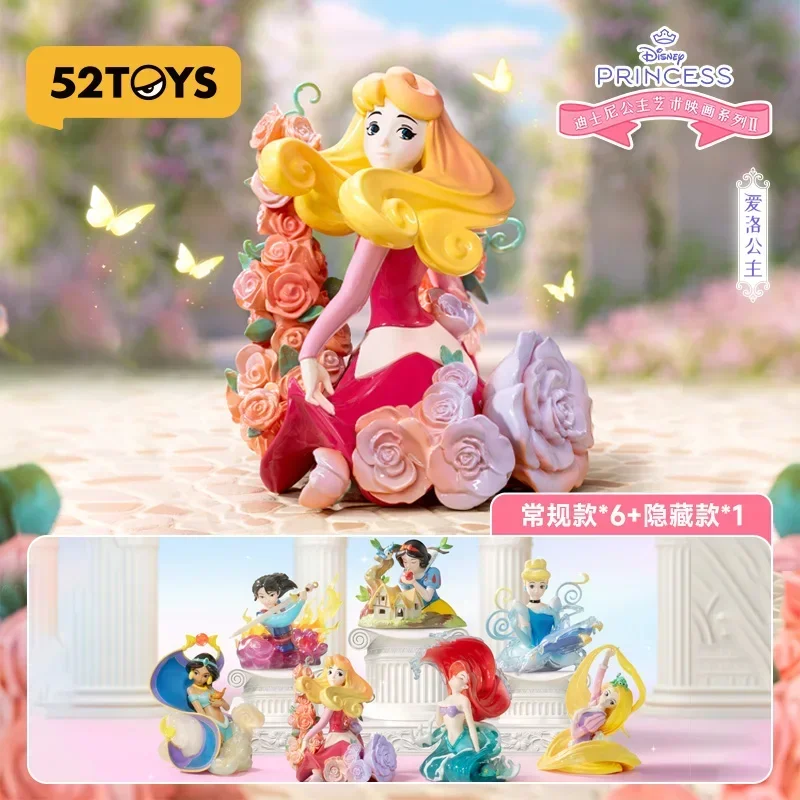 

52TOYS Disney Princess Art Film 2 Series Blind Box Toys Guess Bag Mystery Box Mistery Caixa Action Figure Surpresa Cute Model