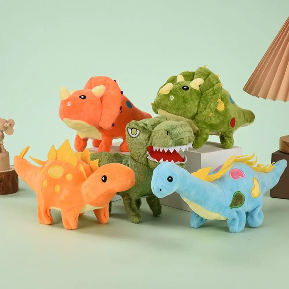 Juguete de dinosaurio eléctrico de simulación blanco con sonido, dinosaurio de peluche eléctrico, bonito dinosaurio electrónico de peluche, regalos para niños