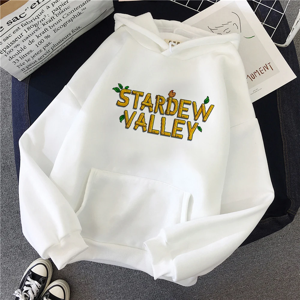 Sudadera con capucha de Stardew Valley para mujer, ropa de calle, jersey de anime de los años 90, y2k