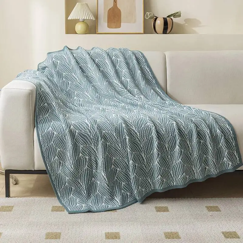 

Knitted Blanket 130x150cm Super Soft Wool Scarf Shawl Winter Warm Luxury Sofa Bed Fleece Knitted Throw Cape Blanket