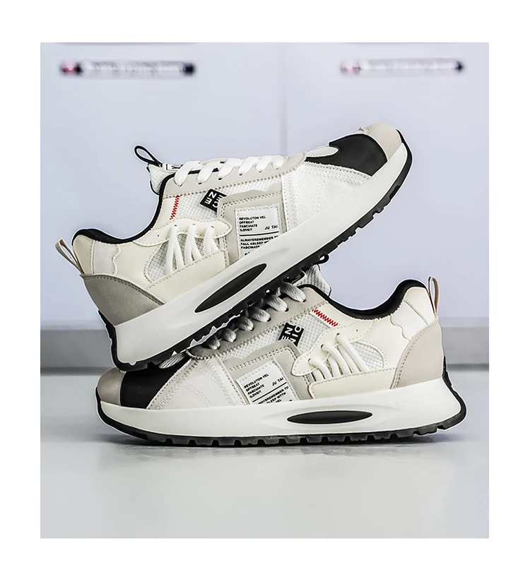 Herren-Freizeitsneaker, leicht, atmungsaktiv, strapazierfähig, modisch, vielseitig einsetzbar für Outdoor-Sport, Campus und Stadt. – Detail 11