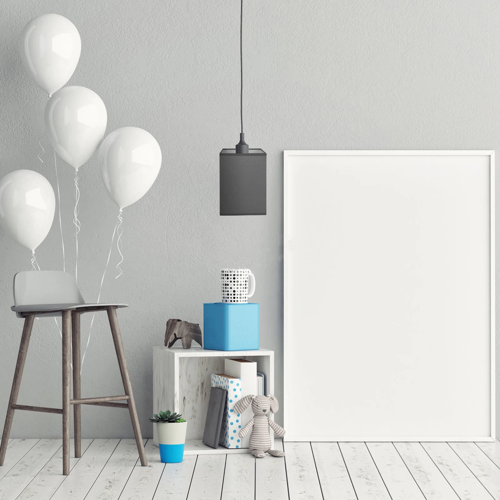 

Square Lampshade Replacement Ornament Table Light Cover Accessory Decorative Light Shade For Bedroom Living Room Durable