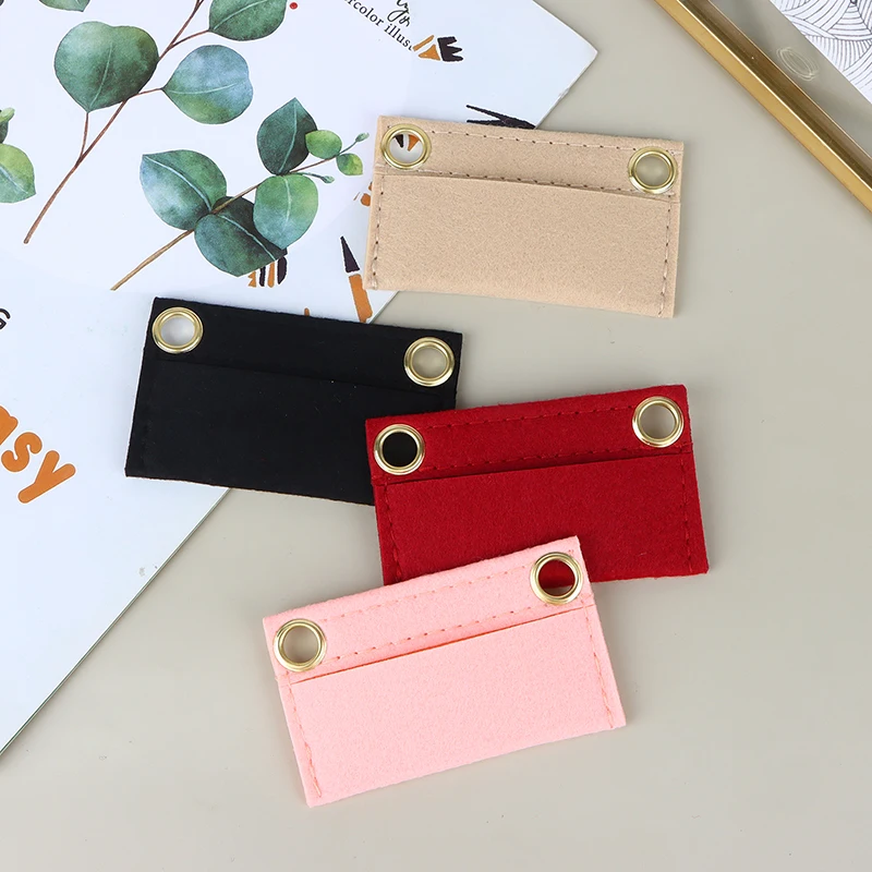 1Pc Felt Wallet Bag Liner Card Package Internal Layer Retrofitted Crossbody Bag Inner Container Organzier Bag Accessories